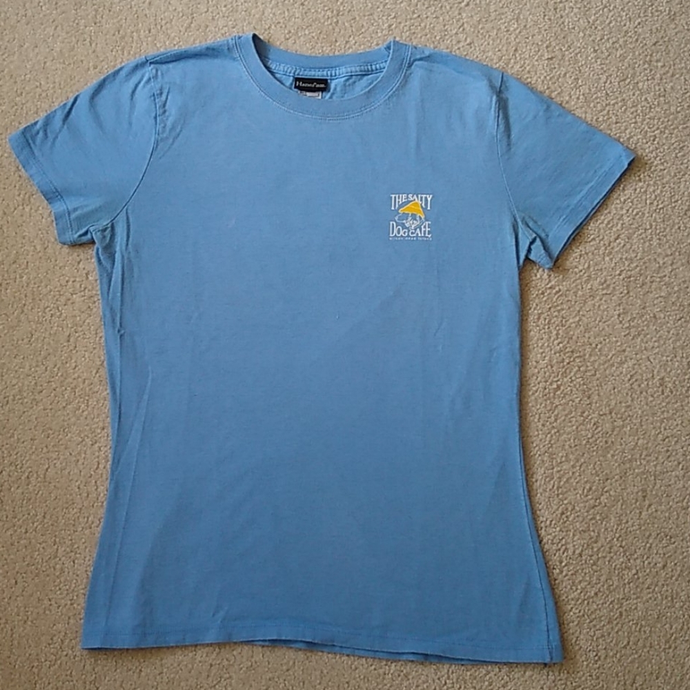 SALTY DOG CAFE T-Shirt Blue Size S